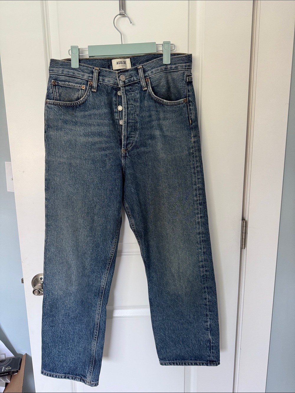Agolde 90'S PINCH WAIST HIGH RISE STRAIGHT IN RANGE